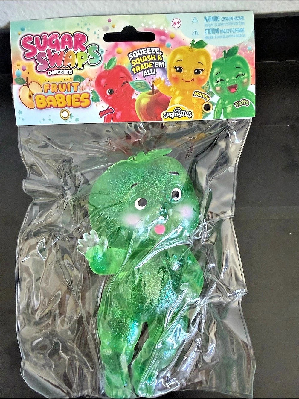 ORB Sugar Swaps Onesies Fruit Babies Green Fruit Baby NWT Squishy